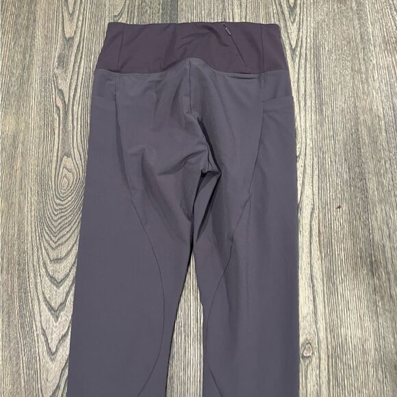 Athleta Womens Quest Hybrid Hiking Tight Leggings Stretch Pull-On Grey Size 6 - Picture 10 of 10